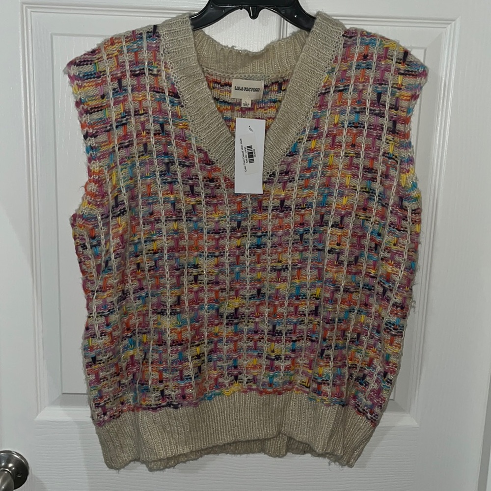 Rainbow Sweater Vest